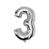 GLOBO METALICO 32" PLATEADO #3